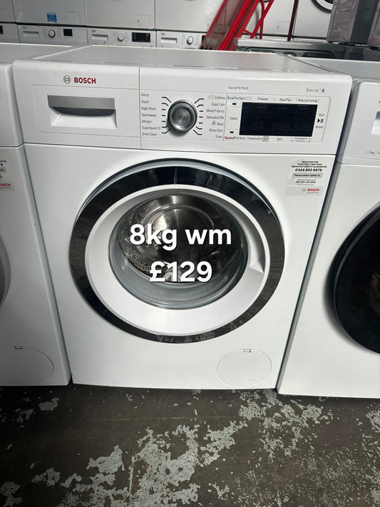 Bosch 8kg washing machine 🌟 Free Delivery 🌟 120 Days Warranty 🌟