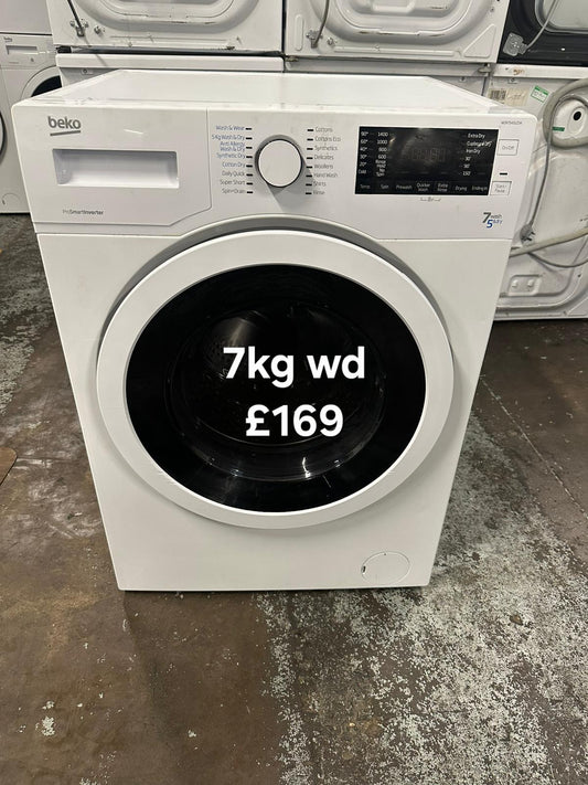 Beko 7kg washer dryer 🌟 Free Delivery 🌟 120 Days Warranty 🌟
