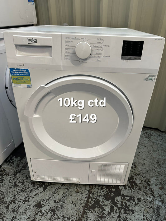 Beko 10kg condenser tumble dryer 🌟 Free Delivery 🌟 120 Days Warranty 🌟