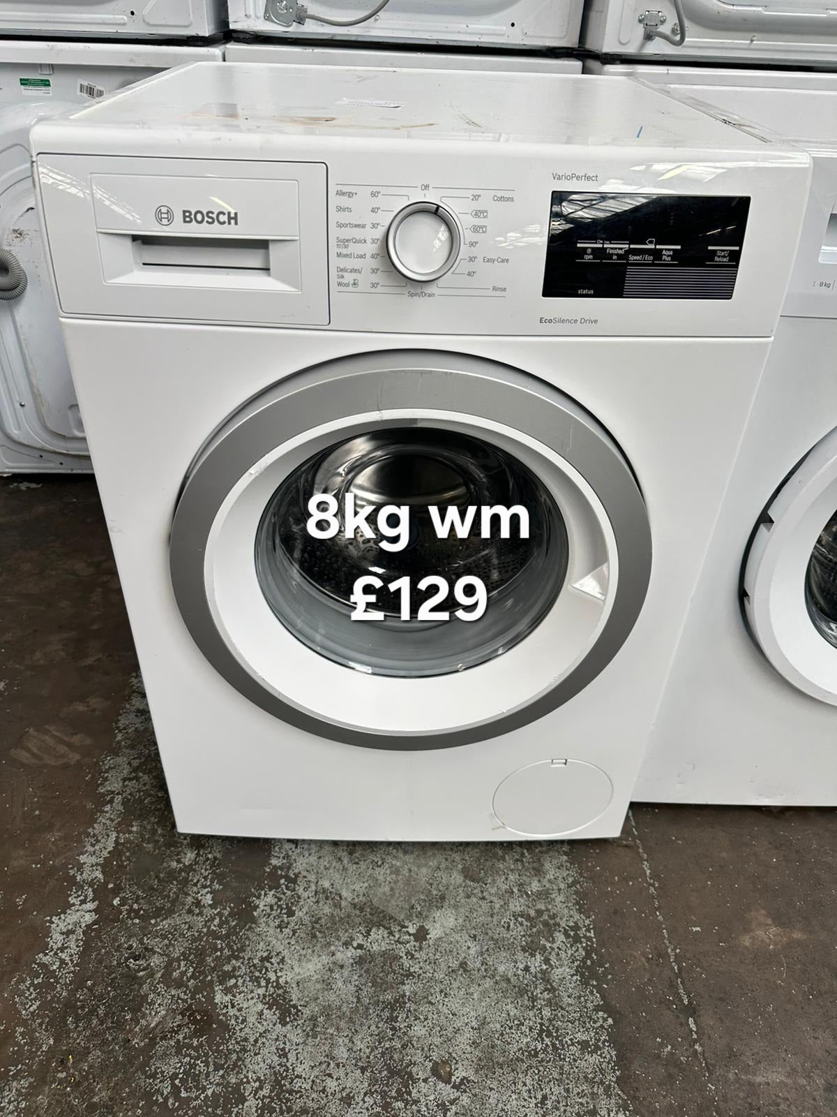 Bosch 8kg washing machine 🌟 Free Delivery 🌟 120 Days Warranty 🌟