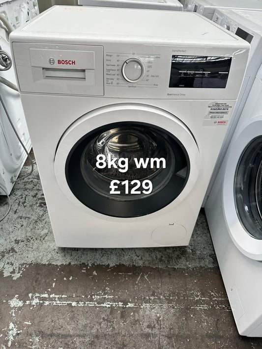 Bosch 8kg washing machine 🌟 Free Delivery 🌟 120 Days Warranty 🌟