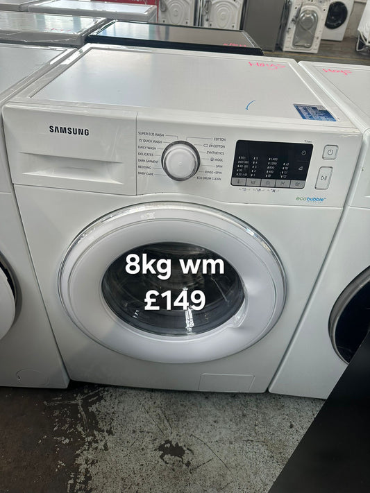 Samsung 8kg washing machine 🌟 Free Delivery 🌟 120 Days Warranty 🌟