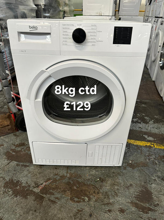 Beko 8kg condenser tumble dryer 🌟 Free Delivery 🌟 120 Days Warranty 🌟