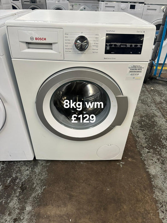 Bosch 8kg washing machine 🌟 Free Delivery 🌟 120 Days Warranty 🌟