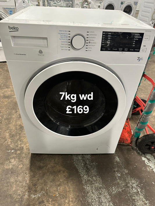 Beko 7kg washer dryer 🌟 Free Delivery 🌟 120 Days Warranty 🌟