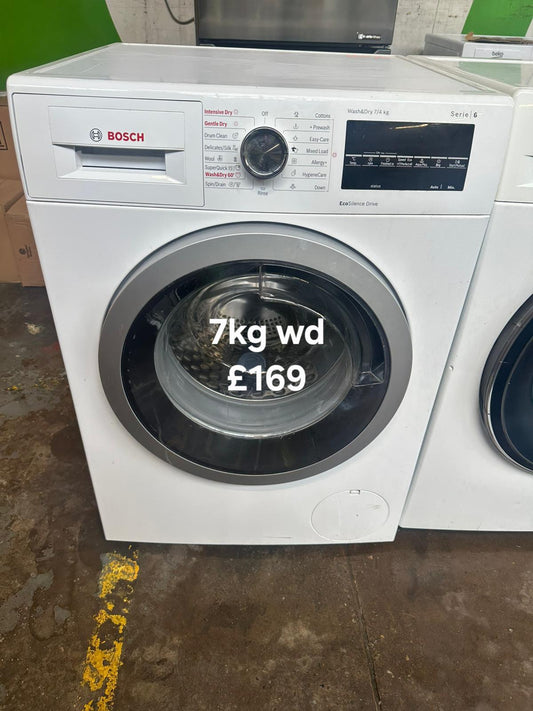 Bosch 7kg washer dryer 🌟 Free Delivery 🌟 120 Days Warranty 🌟