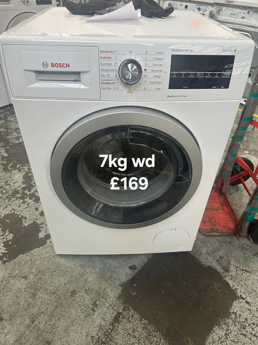 Bosch 7kg washer dryer 🌟 Free Delivery 🌟 120 Days Warranty 🌟