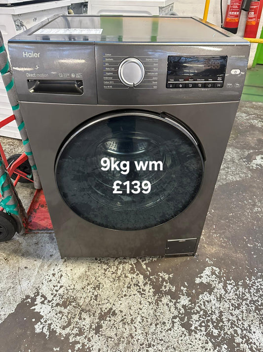Haier 9kg washing machine 🌟 Free Delivery 🌟 120 Days Warranty 🌟