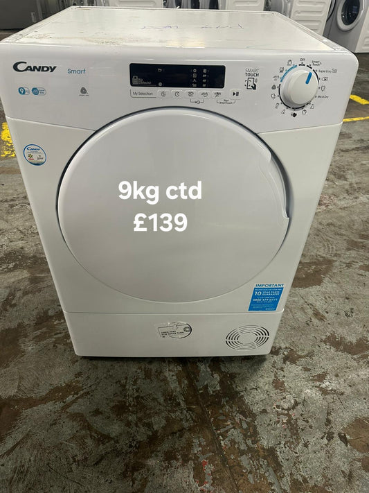 Candy 9kg condenser tumble dryer 🌟 Free Delivery 🌟 120 Days Warranty 🌟