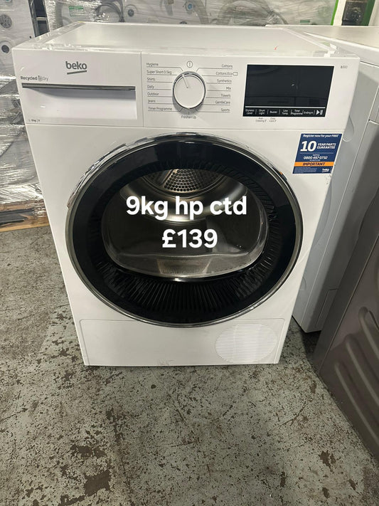 Beko 9kg heat pump dryer 🌟 Free Delivery 🌟 120 Days Warranty 🌟