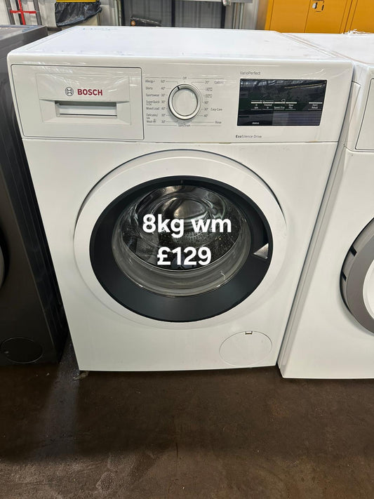 Bosch 8kg washing machine 🌟 Free Delivery 🌟 120 Days Warranty 🌟
