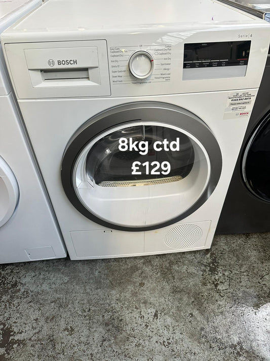Bosch 8kg condenser tumble dryer 🌟 Free Delivery 🌟 120 Days Warranty 🌟