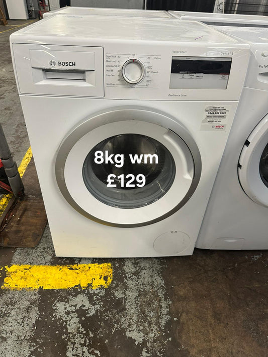 Bosch 8kg washing machine 🌟 Free Delivery 🌟 120 Days Warranty 🌟