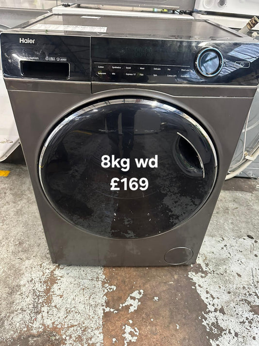 Haier 8kg Washer Dryer 🌟 Free Delivery 🌟 120 Days Warranty 🌟