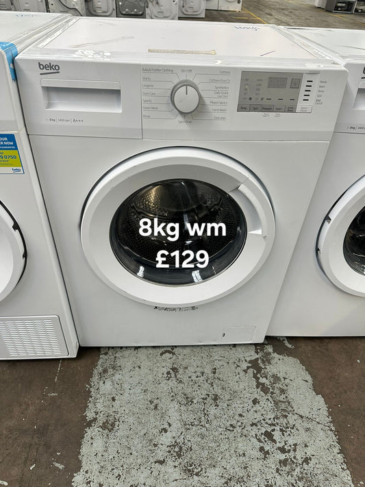 Beko 8kg washing machine 🌟 Free Delivery 🌟 120 Days Warranty 🌟