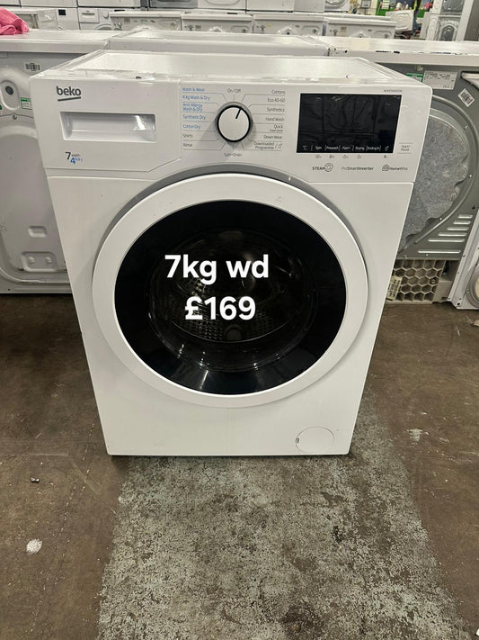 Beko 7kg washer dryer 🌟 Free Delivery 🌟 120 Days Warranty 🌟