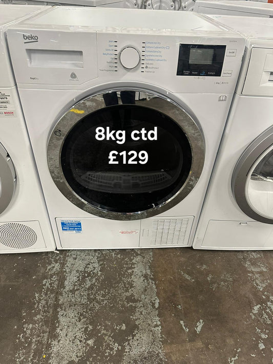 Beko 8kg condenser tumble dryer 🌟 Free Delivery 🌟 120 Days Warranty 🌟