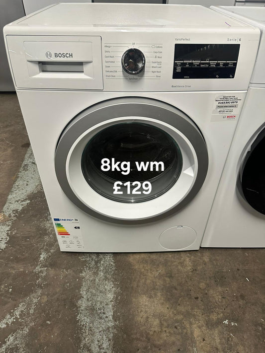 Bosch 8kg washing machine 🌟 Free Delivery 🌟 120 Days Warranty 🌟