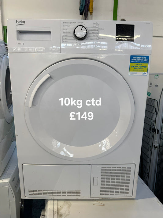 Beko 10kg condenser tumble dryer 🌟 Free Delivery 🌟 120 Days Warranty 🌟