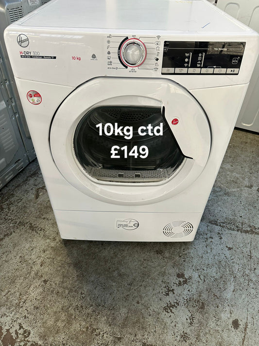 Hoover 10kg condenser tumble dryer 🌟 Free Delivery 🌟 120 Days Warranty 🌟