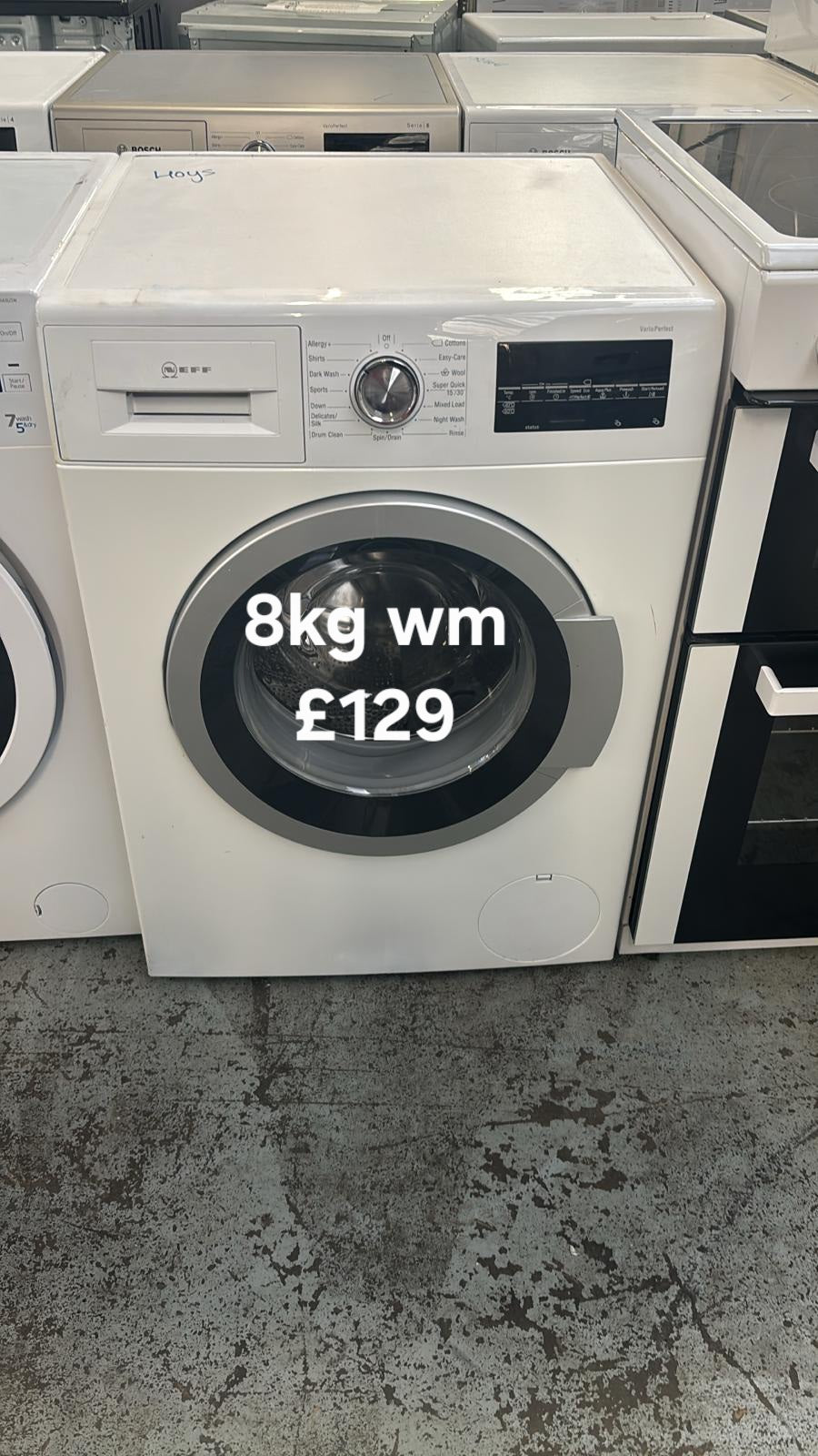 Neff 8kg washing machine 🌟 Free Delivery 🌟 120 Days Warranty 🌟