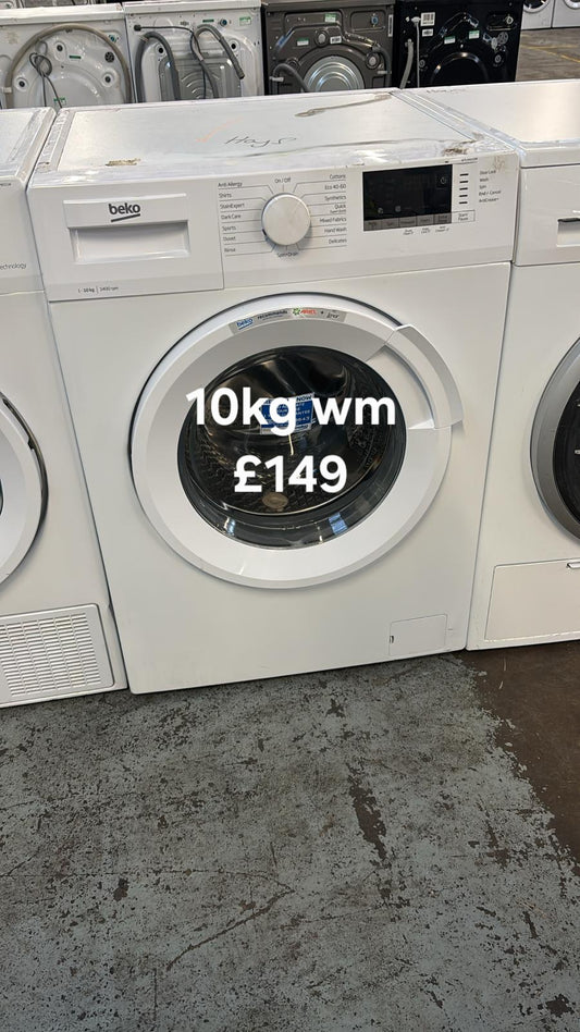 Beko 10kg washing machine 🌟 Free Delivery 🌟 120 Days Warranty 🌟