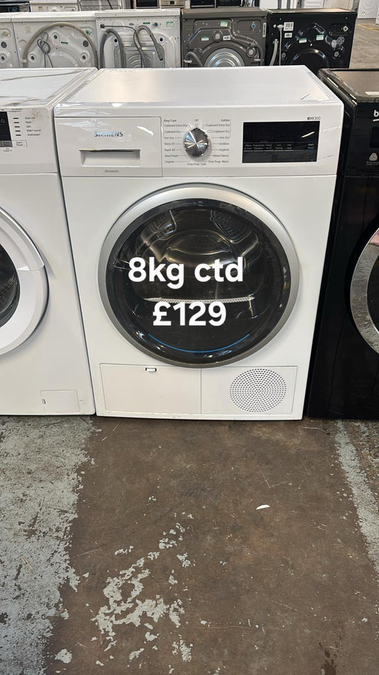 Siemens 8kg condenser dryer 🌟 Free Delivery 🌟 120 Days Warranty 🌟