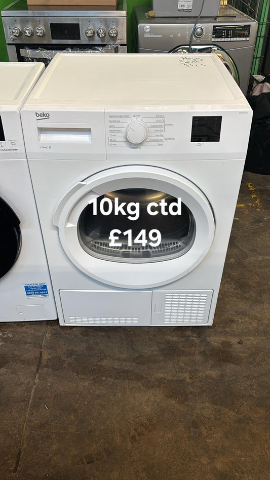 Beko 10kg condenser tumble dryer 🌟 Free Delivery 🌟 120 Days Warranty 🌟