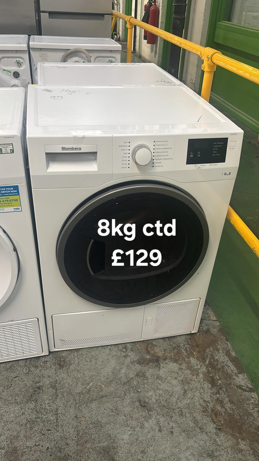 Blomberg 8kg condenser dryer 🌟 Free Delivery 🌟 120 Days Warranty 🌟