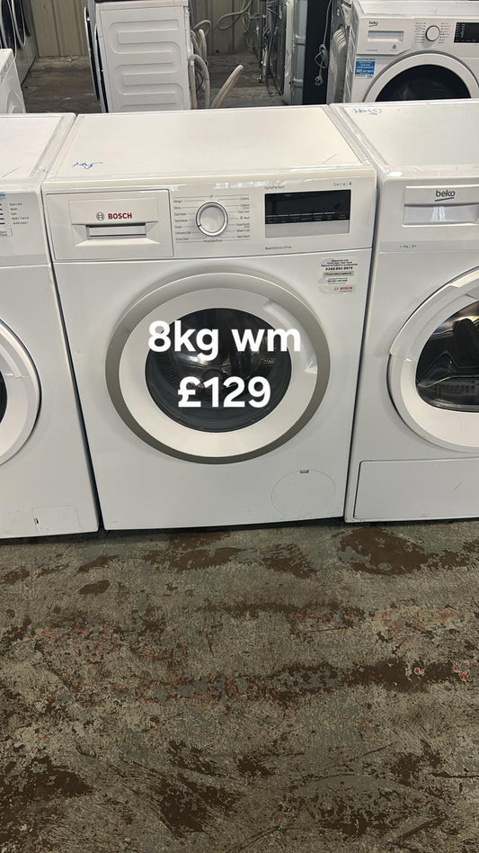 Bosch 8kg washing machine 🌟 Free Delivery 🌟 120 Days Warranty 🌟