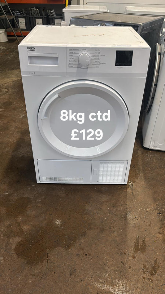 Beko 8kg condenser tumble dryer 🌟 Free Delivery 🌟 120 Days Warranty 🌟