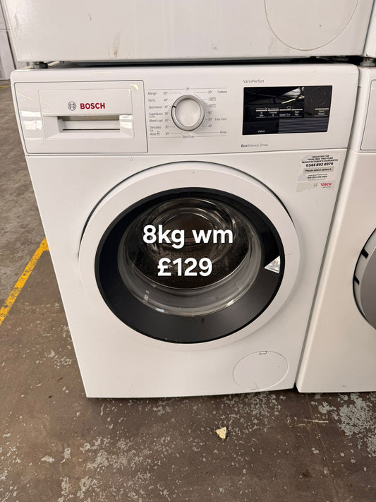 Bosch 8kg washing machine 🌟 Free Delivery 🌟 120 Days Warranty 🌟