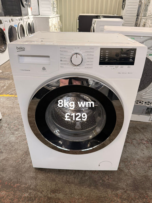 Beko 8kg washing machine 🌟 Free Delivery 🌟 120 Days Warranty 🌟