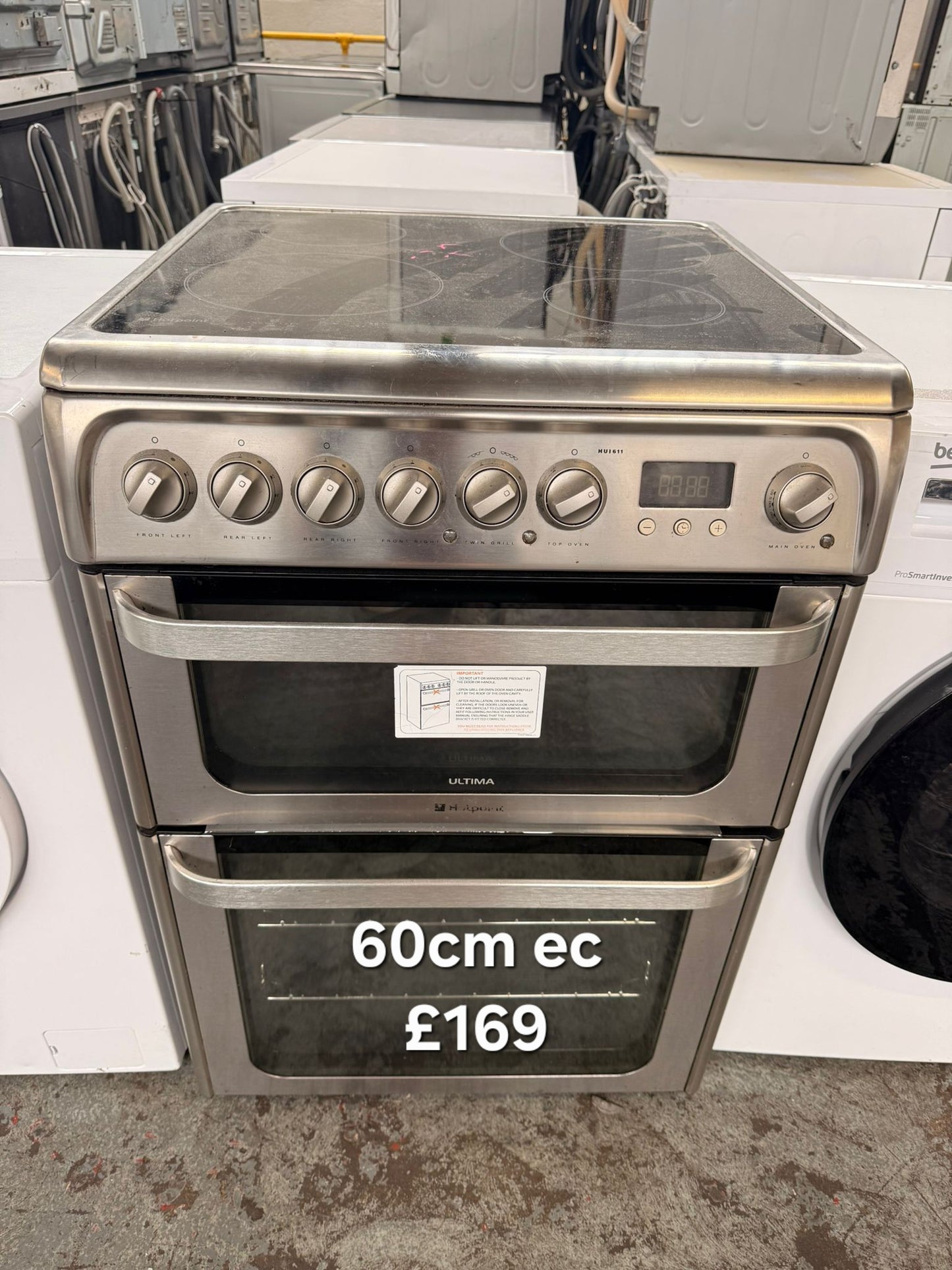 Hotpoint 60cm Electric cooker 🌟 Free Delivery 🌟 120 Days Warranty 🌟