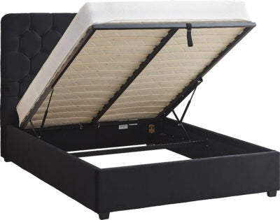 Madison Ottoman 5' Bed
Black Velvet Fabric