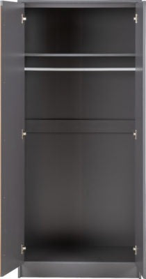 Malvern 2 Door Wardrobe
Grey