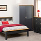 Toledo 2+2 Drawer Chest
Grey/Oak Effect