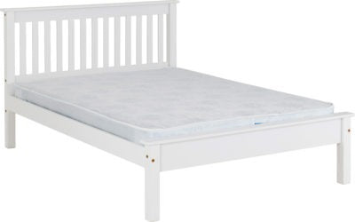 Monaco 5' Bed Low Foot End
White