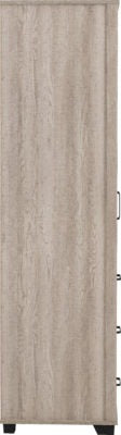 Oliver 1 Door 3 Drawer Open Shelf Wardrobe
Light Oak Effect