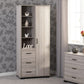 Oliver 1 Door 3 Drawer Open Shelf Wardrobe
Light Oak Effect