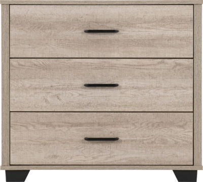 Oliver 3 Drawer Chest
Light Oak Effect