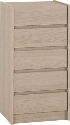 Paris 5 Drawer Chest
Smoked Ash Effect