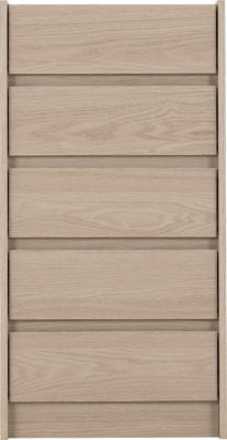 Paris 5 Drawer Chest
Smoked Ash Effect