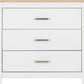 Portland 3 Drawer Chest
White/Oak Effect