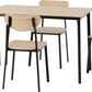 Riley Large Dining Set
Black/Light Oak Effect Veneer