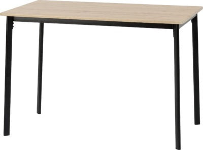 Riley Large Dining Set
Black/Light Oak Effect Veneer