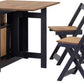 Santos Butterfly Dining Set
Navy Blue/Distressed Waxed Pine