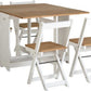 Santos Butterfly Dining Set
White/Distressed Waxed Pine
