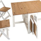 Santos Butterfly Dining Set
White/Distressed Waxed Pine