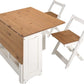 Santos Butterfly Dining Set
White/Distressed Waxed Pine